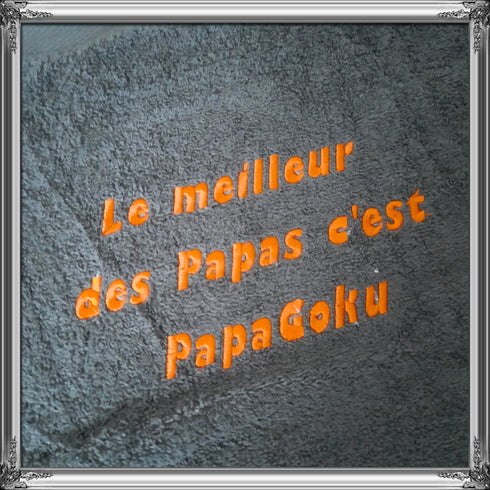 Serviette personnalisée 50x100cm ou 70x130cm MESSAGE LIBRE: 9 couleurs