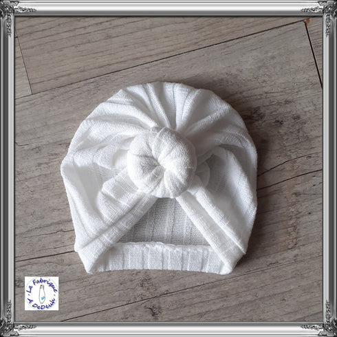 Turban bonnet buns chaud en tissus maille extensible 8 couleurs