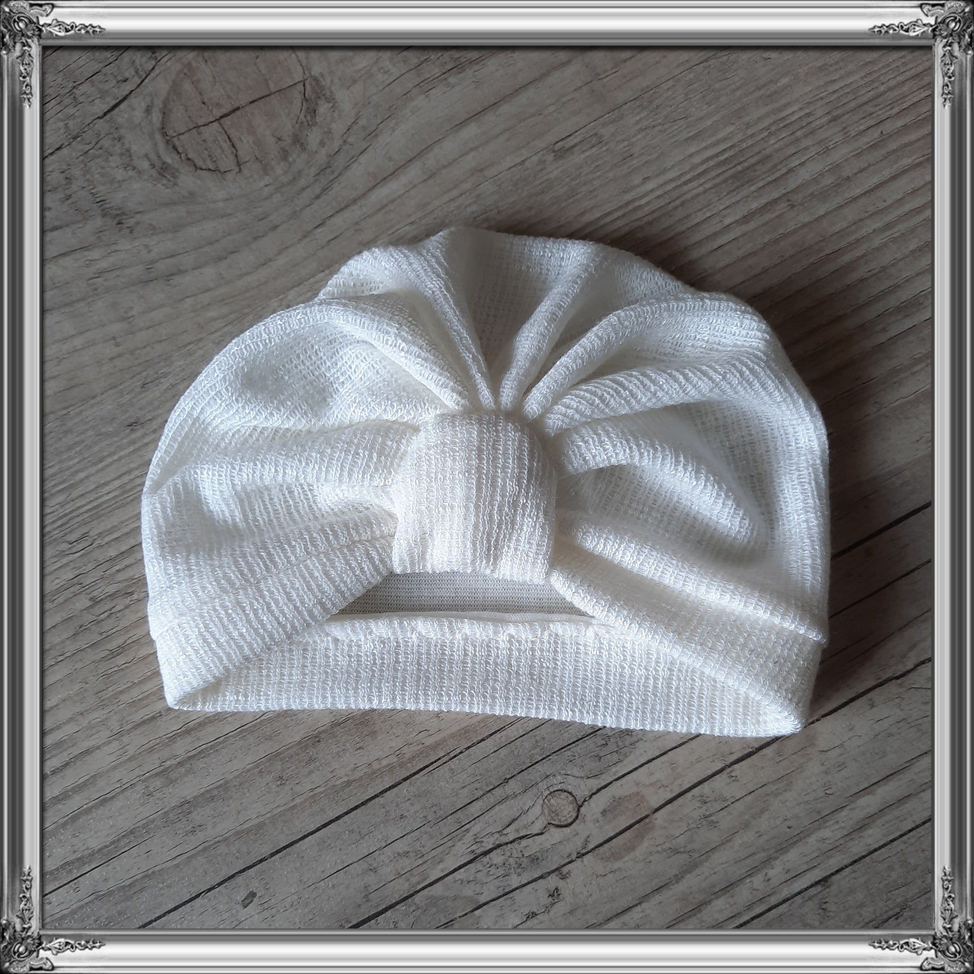 Turban bonnet simple en tissu maille 2 couleurs – La Fabrique A DeDeuh